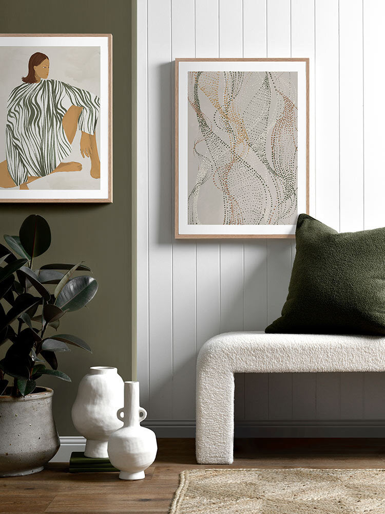 Delilah Daring Framed Art Print | Lifestyle