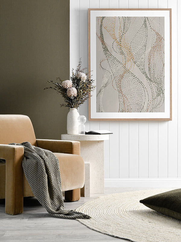 Fluid Framed Art Print | Lifestyle