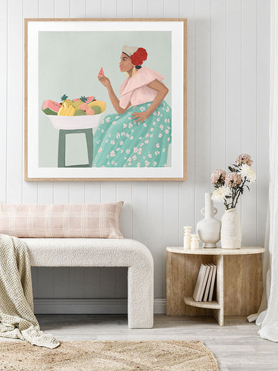 Vida dulce Framed Art Print | Lifestyle