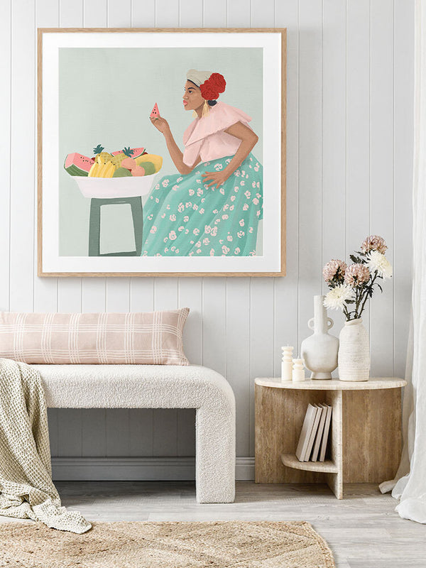 Vida dulce Framed Art Print | Lifestyle