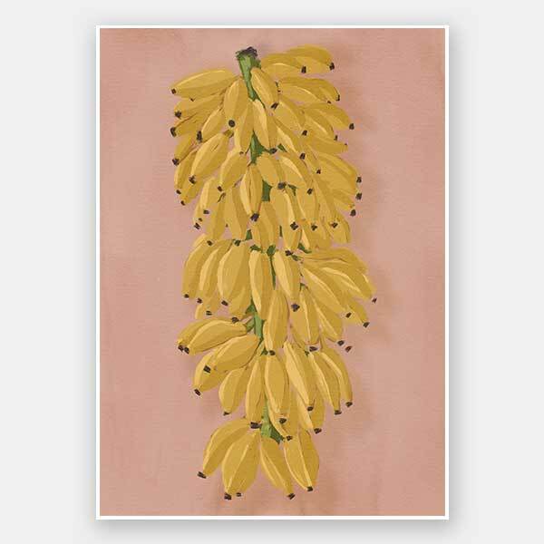 Platano I Pink Unframed Art Print