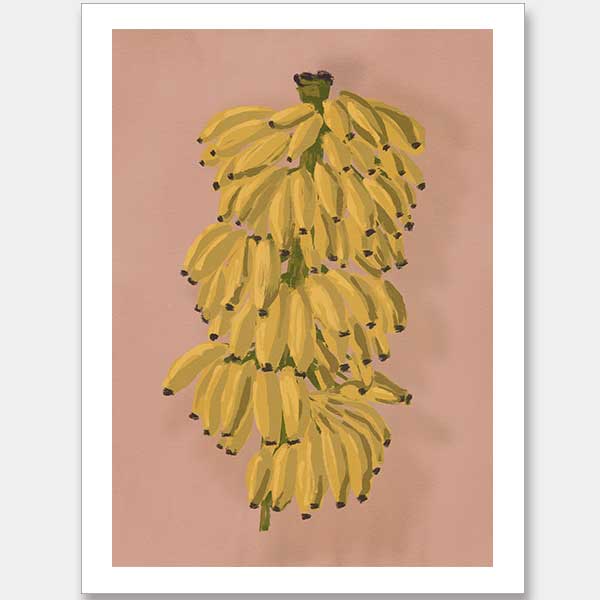 Platano II Pink Unframed Art Print
