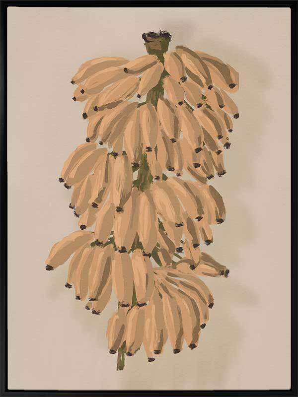 Platano II Clay Canvas Art Print