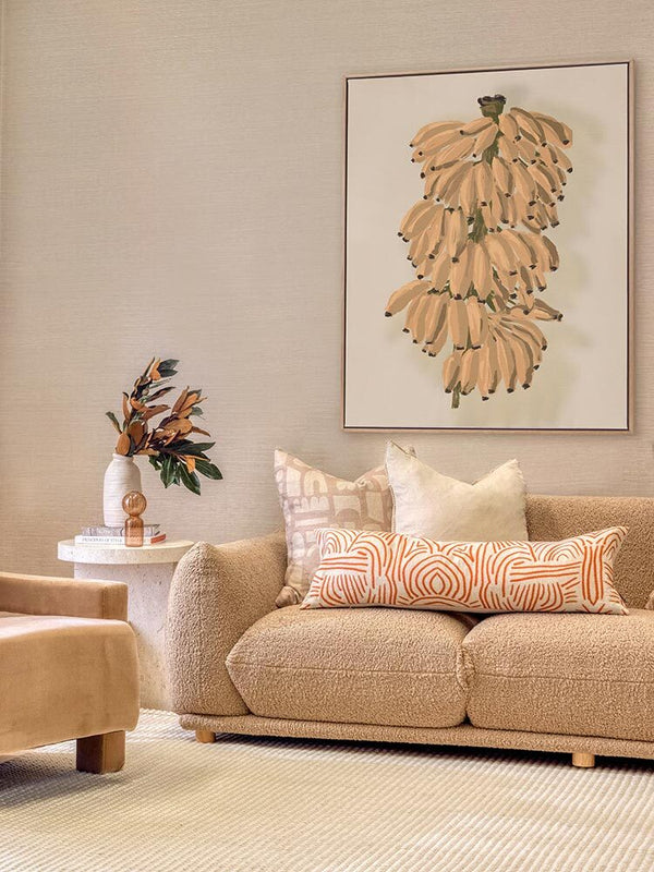 Platano II Clay Canvas Art Print | Lifestyle