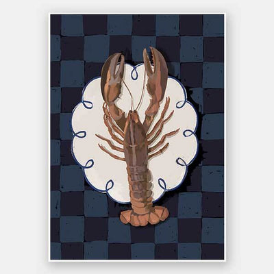 Freshwater Deep Blue Unframed Art Print