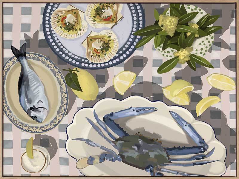 Sunset Feast Canvas Art Print