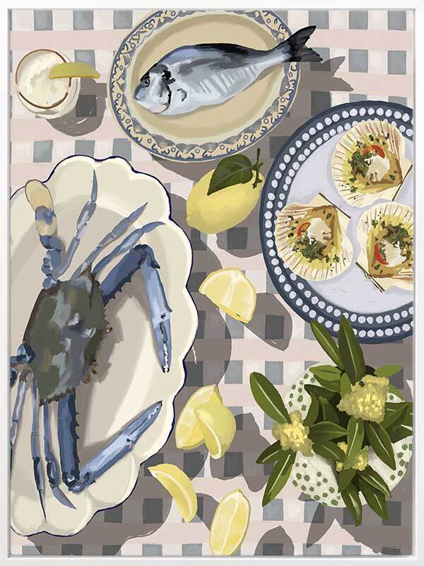 Sunset Feast Canvas Art Print