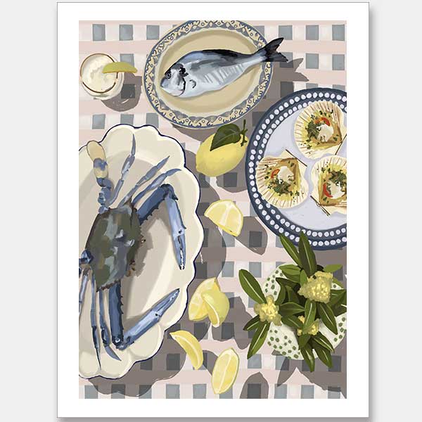 Sunset Feast Unframed Art Print