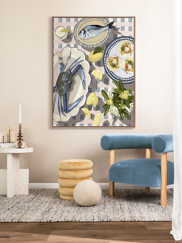 Sunset Feast Canvas Art Print | Lifestyle