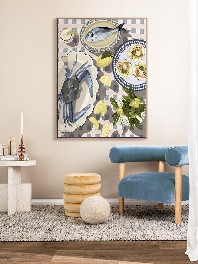 Sunset Feast Canvas Art Print | Lifestyle