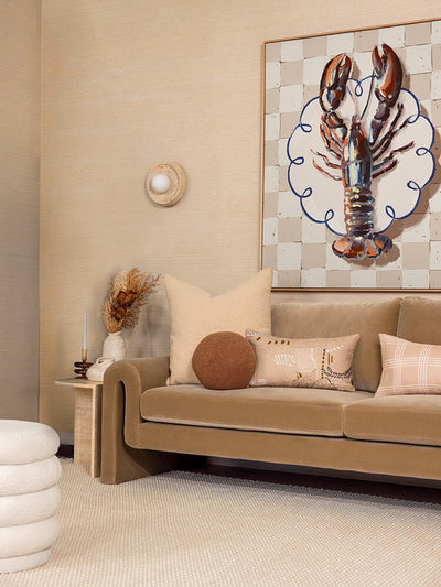 Alfresco Dinner Red Canvas Art Print | Lifestyle