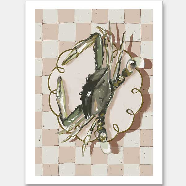 Late Lunch Neutral Unframed Art Print