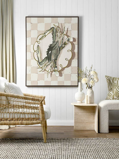 Late Lunch Neutral Canvas Art Print | Lifestyle