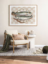 Catch of the Day Neutral Framed Art Print | Lifestyle