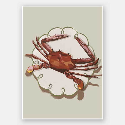 Crustacean Beige Unframed Art Print 
