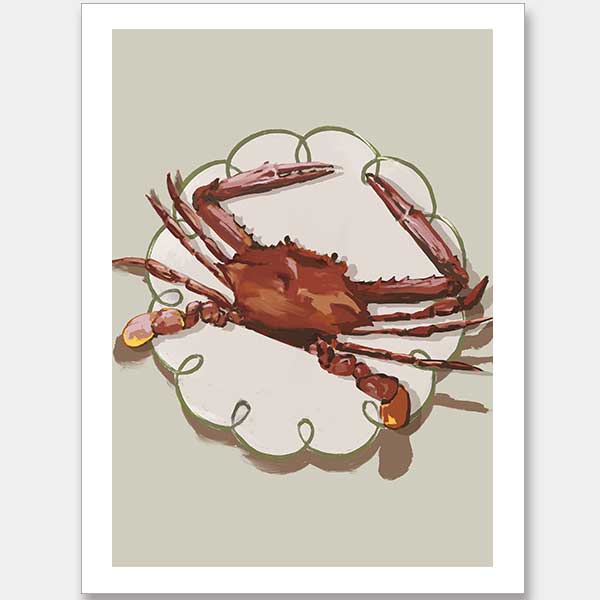 Crustacean Beige Unframed Art Print 
