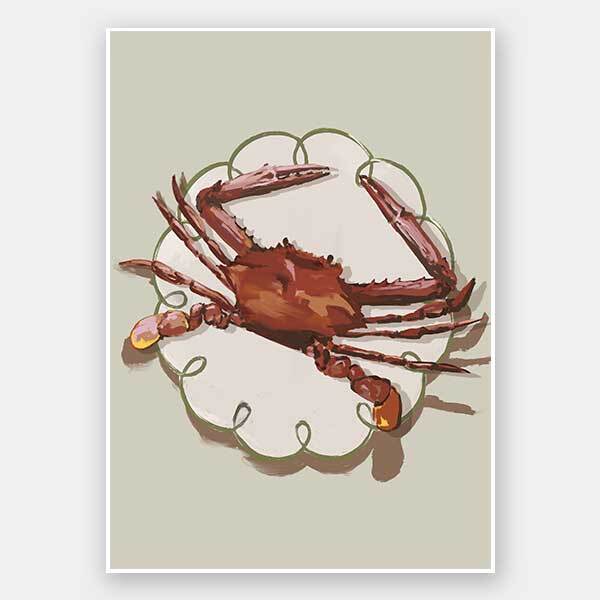 Crustacean Beige Unframed Art Print 
