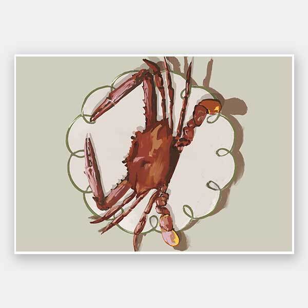 Crustacean Beige Unframed Art Print 
