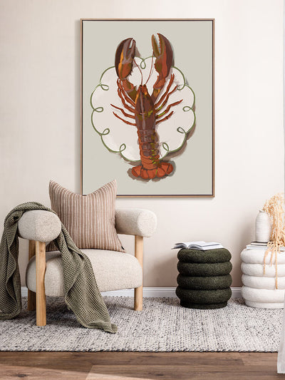 Freshwater Beige Canvas Art Print | Lifestyle