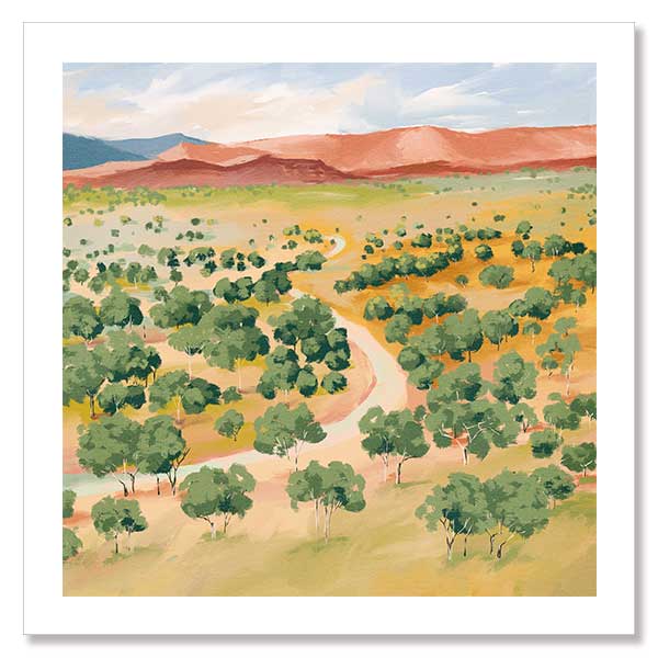 Middle Of Nowhere Unframed Art Print