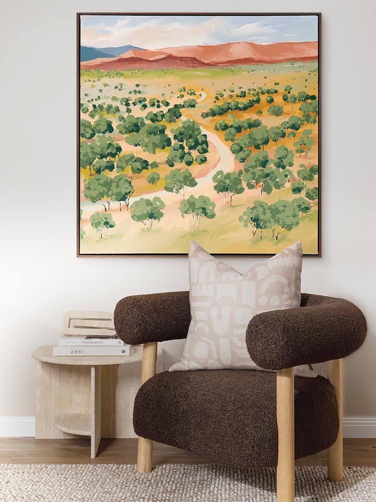 Middle Of Nowhere Canvas Art Print | Lifestyle