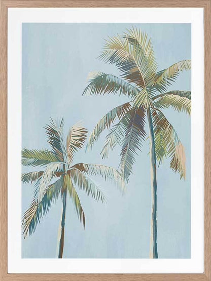 Whispering Palms Framed Art Print