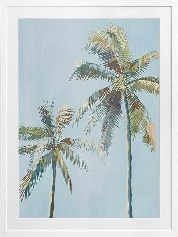 Whispering Palms Framed Art Print