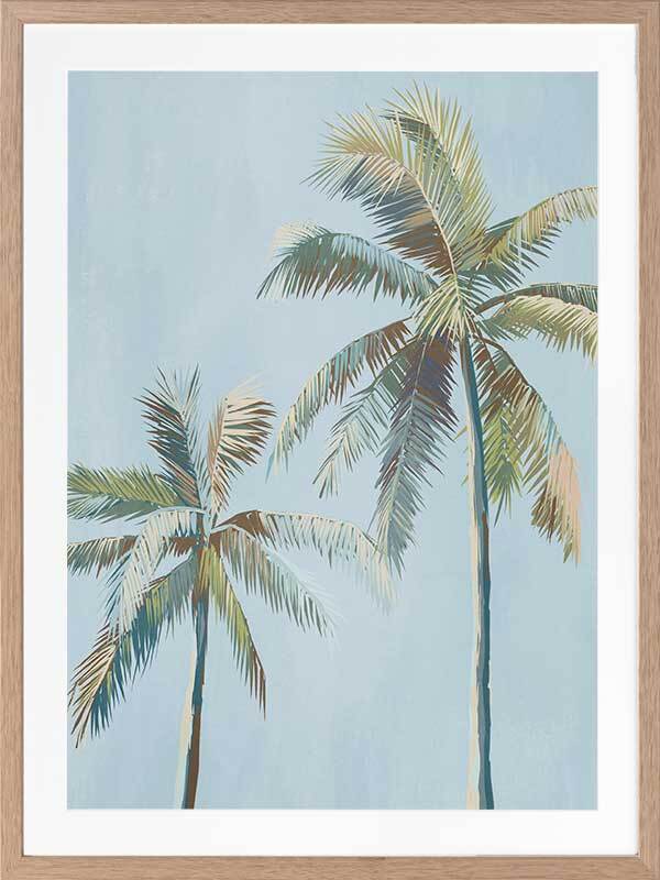 Whispering Palms Framed Art Print