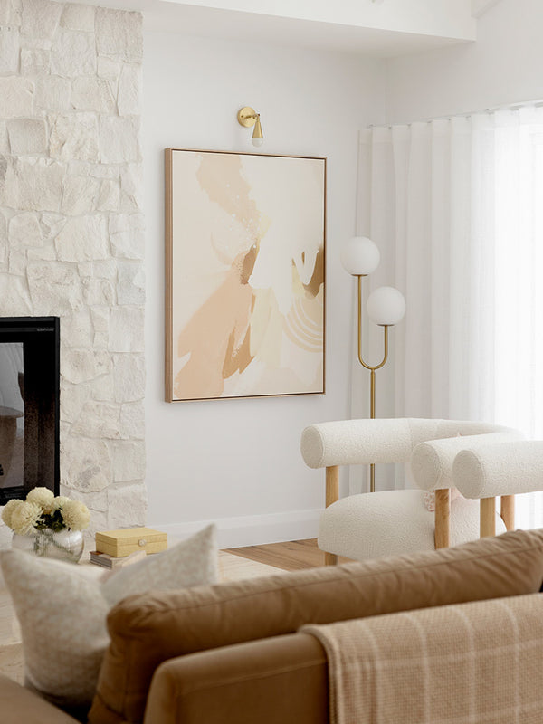 Neutral Flows I Canvas Art Print | Lifestyle