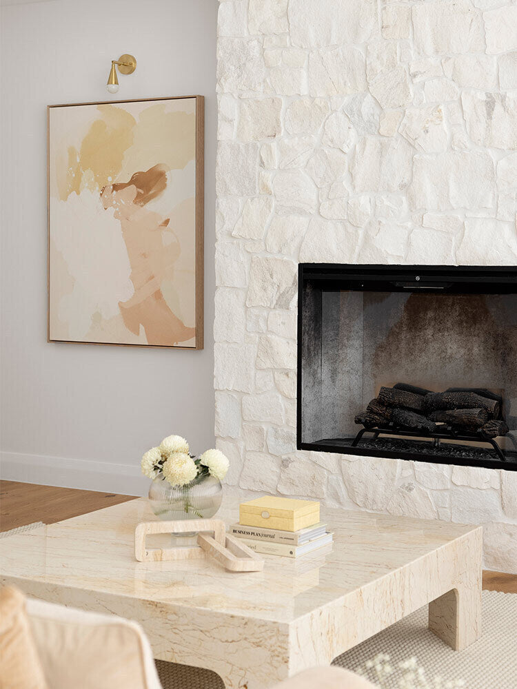 Neutral Flows II Canvas Art Print