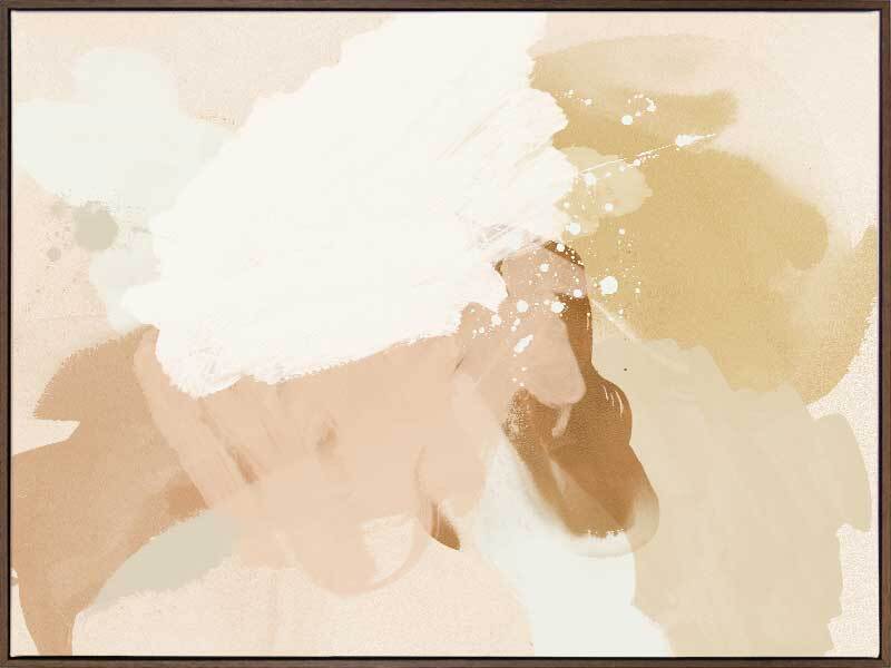 Neutral Flows II Canvas Art Print