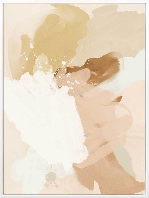 Neutral Flows II Canvas Art Print