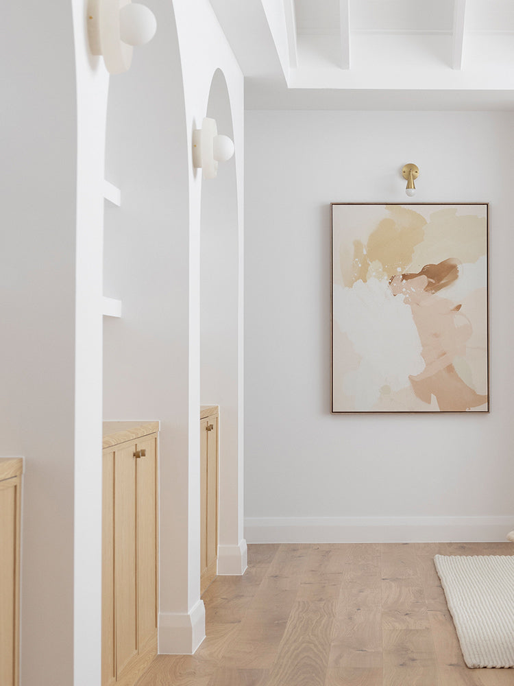 Neutral Flows II Canvas Art Print