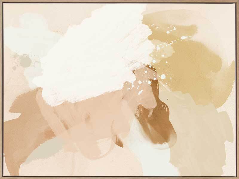 Neutral Flows II Canvas Art Print