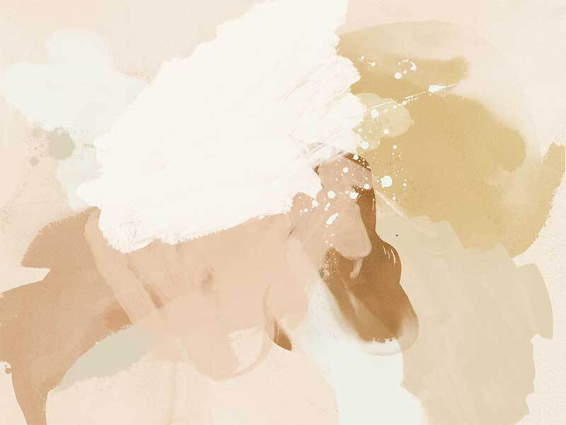 Neutral Flows II Canvas Art Print