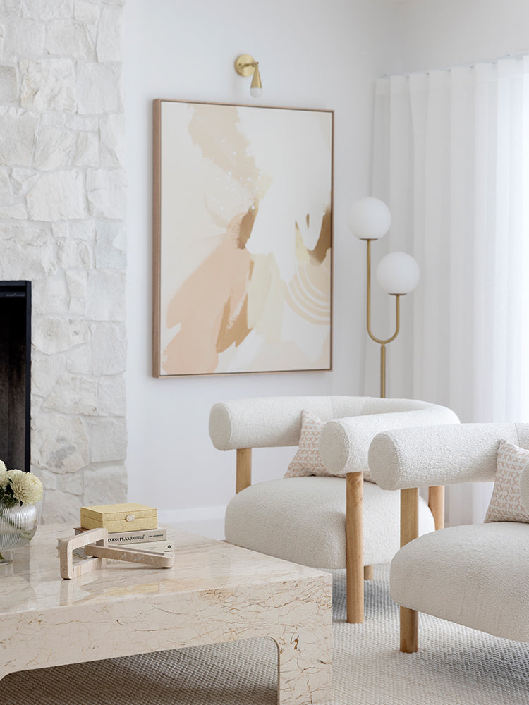 Neutral Flows II Canvas Art Print | Lifestyle