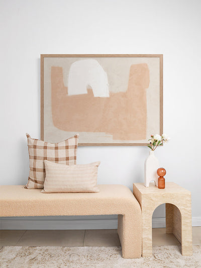 Composed Neutral Framed Art Print | Lifestyle