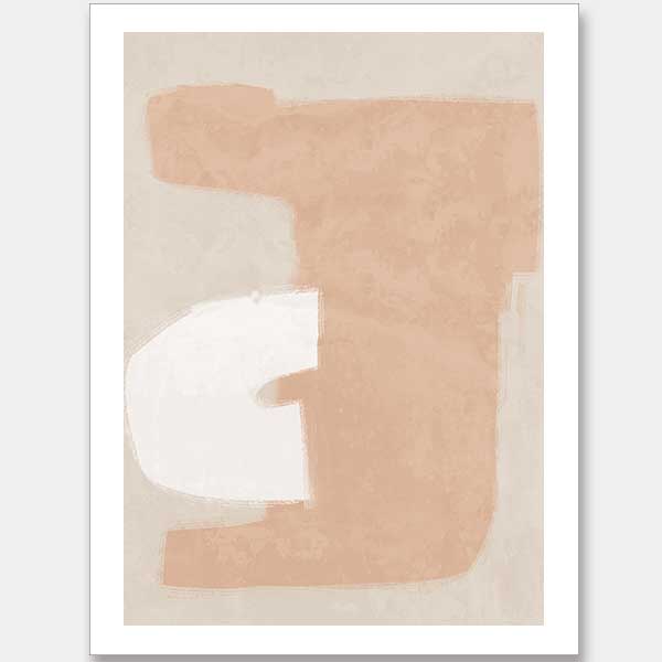 Composed Neutral Unframed Art Print