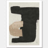 Composed Black Unframed Art Print
