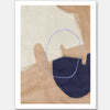 Nonchalant Navy Unframed Art Print