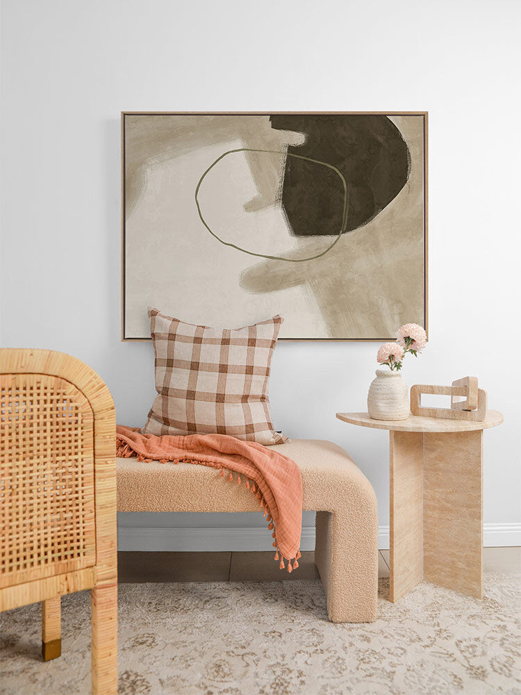 Nonchalant Neutral Canvas Art Print | Lifestyle