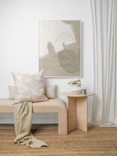 Nonchalant Light Green Canvas Art Print | Lifestyle