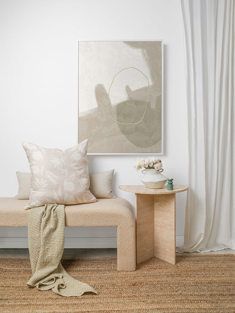 Nonchalant Light Green Canvas Art Print | Lifestyle