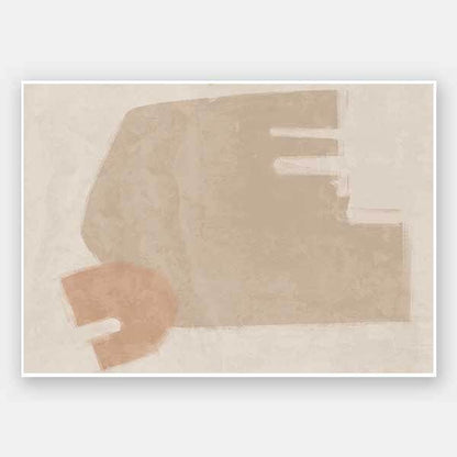 Blasé Neutral Unframed Art Print