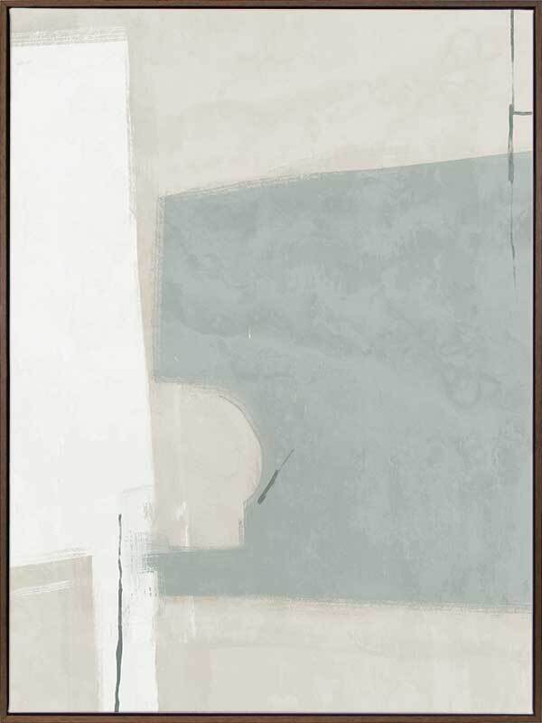 Always a Way Light Teal Canvas Art Print