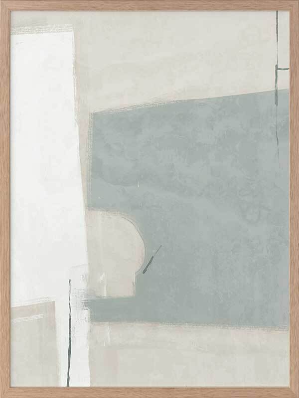 Always a Way Light Teal Framed Art Print