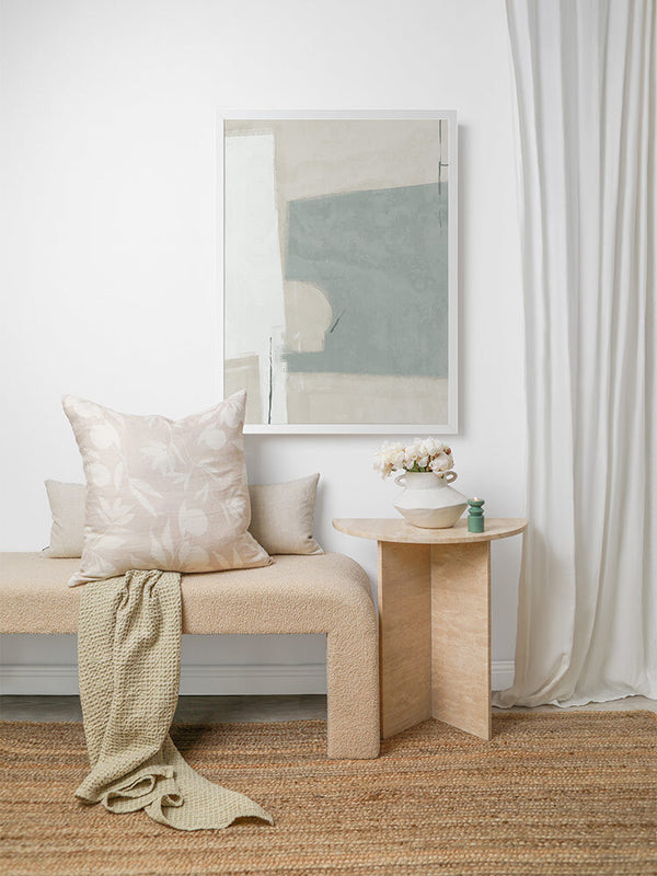 Always a Way Light Teal Framed Art Print | Lifestyle