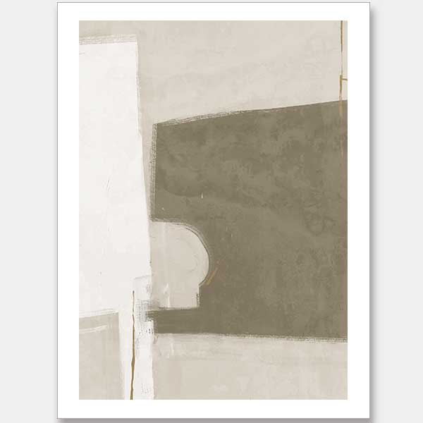 Always a Way Khaki Green Unframed Art Print