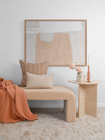 Always a Way Blush Framed Art Print | Lifestyle