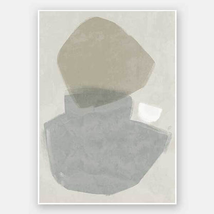 Balanced Grey Unframed Art Print